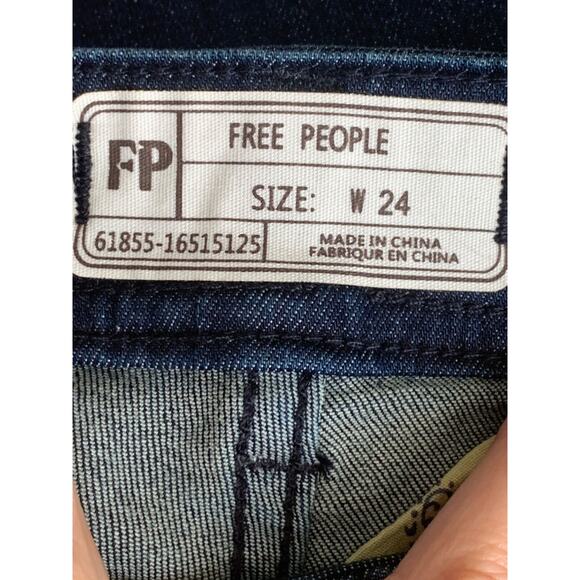 Free People Rince Cobalt bermuda shorts size 24- 0 - Picture 3 of 9